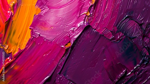 Abstract background of acrylic paint in pink and purple tones. Texture.