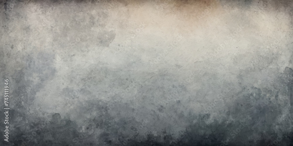 Abstract grunge grey shades watercolor wall background