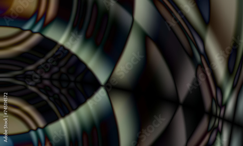 Gradient background abstract metallic radial green mood series (23)