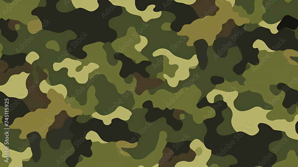 Naklejka premium Camouflage seamless pattern