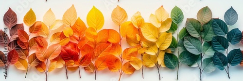 Autumn Leaves Transformation in the Breeze Generative AI