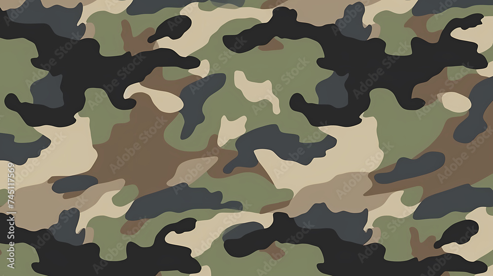 Camouflage seamless pattern Camouflage seamless pattern