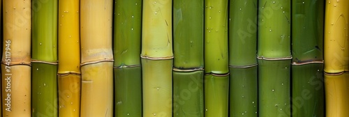 Bamboo Stalk Texture Pattern Generative AI