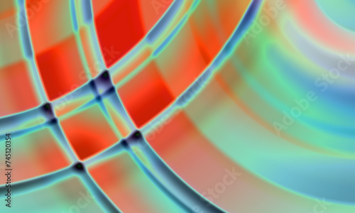 Gradient background abstract metallic radial green mood series (28)