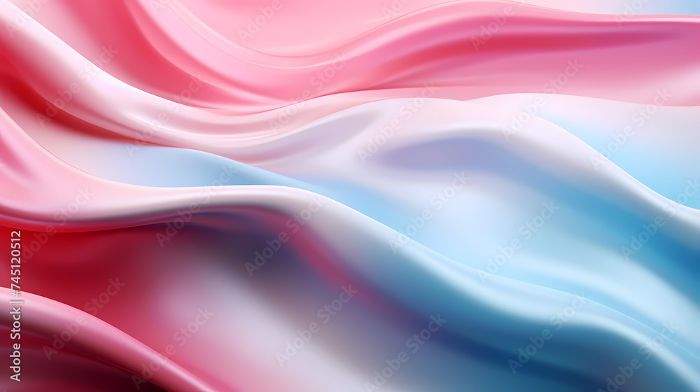 Abstract pattern of shiny satin fabric with waves and flowing curves Abstract pattern of shiny satin fabric with waves and flowing curves