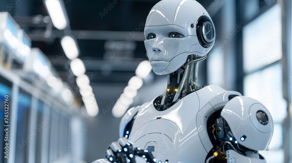 futuristic render of a robot futuristic render of a robot