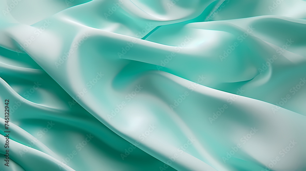 Flowing soft silk fabric