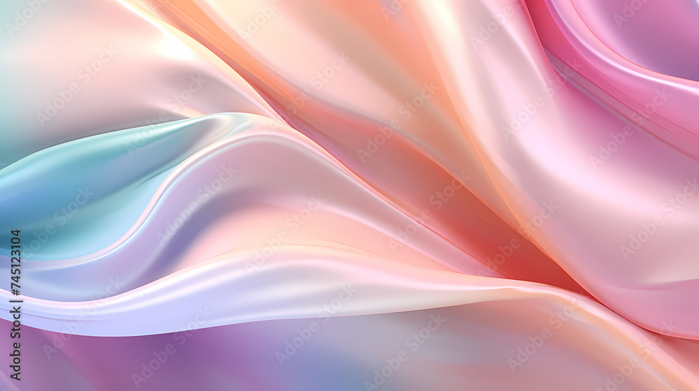 Flowing soft silk fabric Flowing soft silk fabric
