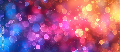 A dynamic display of vibrant and colorful lights creating a mesmerizing blur against a dark backdrop. The lights form a symphony of colors and patterns, evoking a sense of movement and energy.