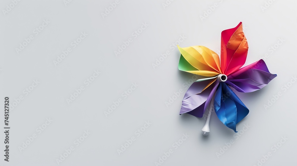 A colorful pinwheel spinning against a solid white background, great for overlaying custom patterns or graphics.
A colorful pinwheel spinning against a solid white background, great for overlaying custom patterns or graphics.