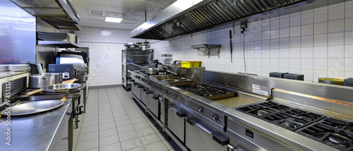 professional kitchen in the modern building