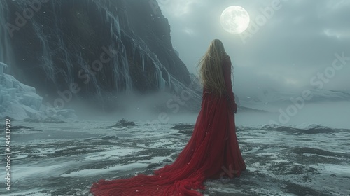 Veiled in Red Beneath the Pale Moonlight