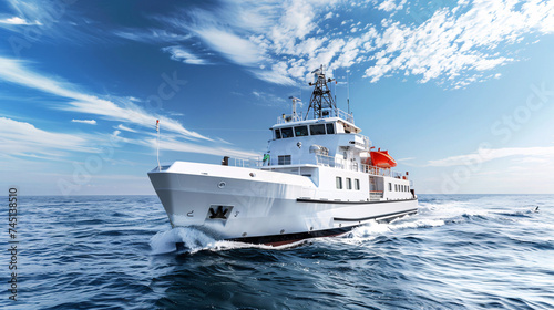 cruise ship in the ocean