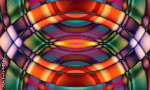 Gradient background abstract metallic radial rainbow mood series (3)