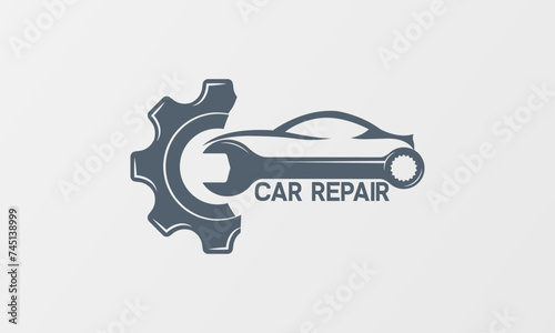 Creative Car Repair Logo Template.
