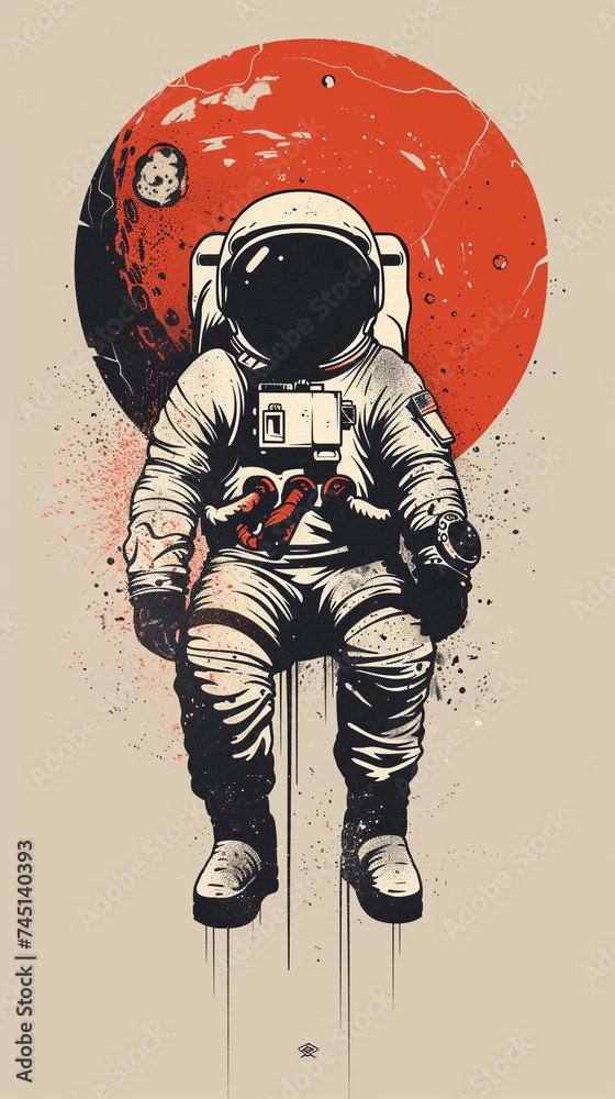 Astronaut's Cosmic Odyssey: Stellar T-Shirt Design Embarking on Galactic Adventures, Interstellar Journeys, and Celestial Explorations Through Captivating Illustrations of the Universe Astronaut's Cosmic Odyssey: Stellar T-Shirt Design Embarking on Galactic Adventures, Interstellar Journeys, and Celestial Explorations Through Captivating Illustrations of the Universe