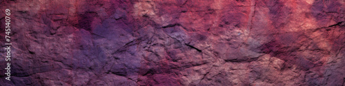 Textured Purple Rock Formation Surface. Colorful Stone Banner.