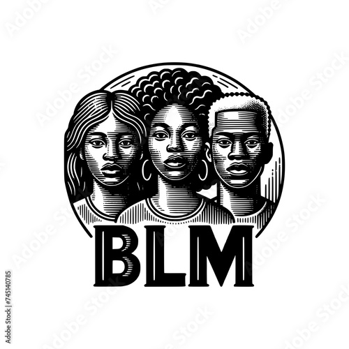 black people black lives matter life better democracy of freedom vector illustration