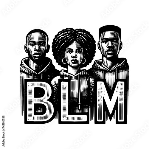 black people black lives matter life better democracy of freedom vector illustration