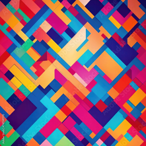 Abstract colorful futuristic pattern texture modern background