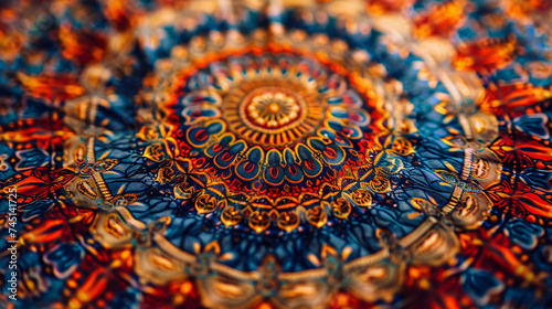 abstract fractal background mandala relaxation
