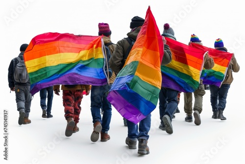 LGBTQ Pride alabaster. Rainbow equal rights achievements colorful contrafluid diversity Flag. Gradient motley colored gold black LGBT rights parade festival lavender pink diverse gender illustration