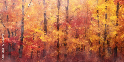 Autumn Forest Illustration.