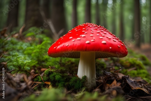 red poison mushroom