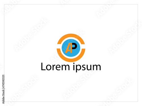 AP Initial company logo linked circle 