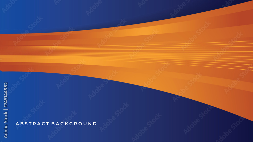 Obraz premium vector abstract background with blue and orange gradient composition