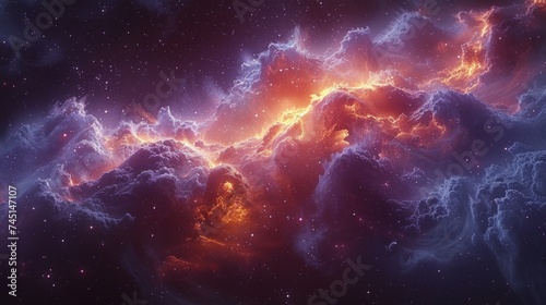 Desktop Wallpaper of Space, Galaxy, Planets and Stars © Artem