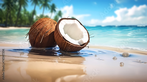 Coconut commercial shooting