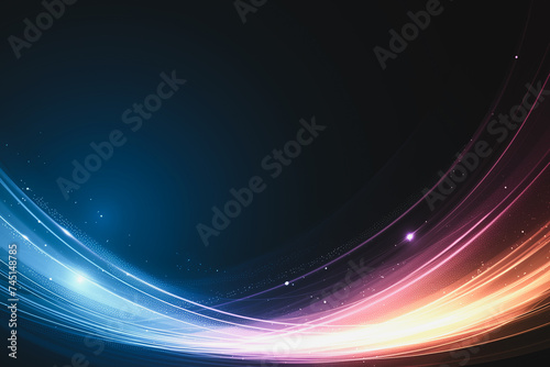abstract background with glowing lines