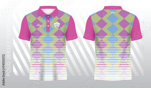 abstract soft and girly background and pattern for polo sport shirt sublimation jersey template