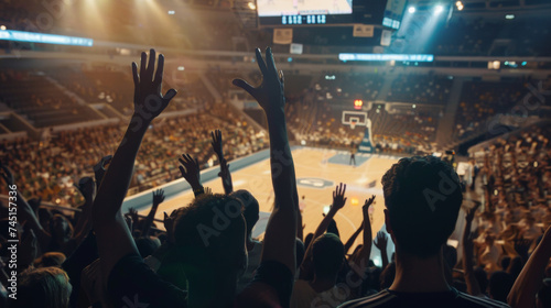 Arena, Basketball Tournament Match, Teams Play