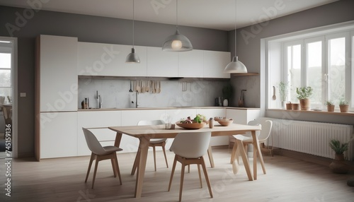 Modern Scandinavian Kitchen and Dining Room Design