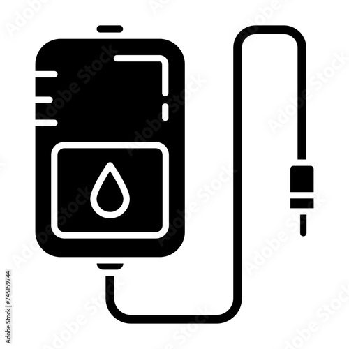 Blood Packet Icon