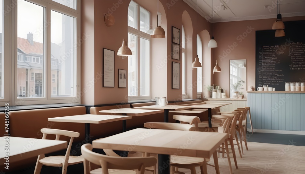 Modern Scandinavian Cafe Interior Design Modern Scandinavian Cafe Interior Design