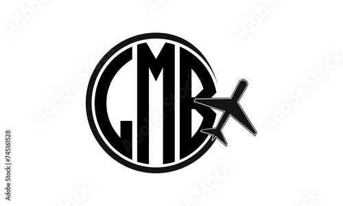 LMB three initial letter circle tour & travel agency logo design vector template. hajj Umrah agency, abstract, wordmark, business, monogram, minimalist, brand, company, flat, tourism agency, tourist photo