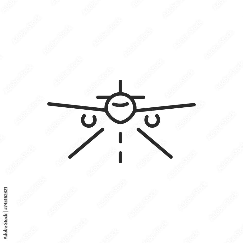 Airplane takeoff icon Airplane takeoff icon