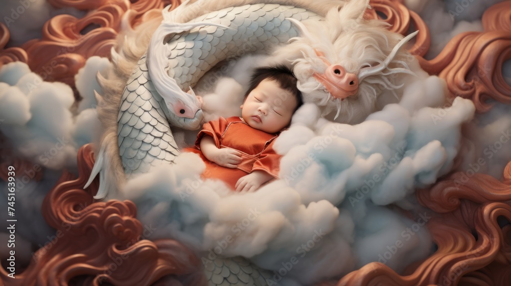 Congratulates on newborn baby born in dragon year