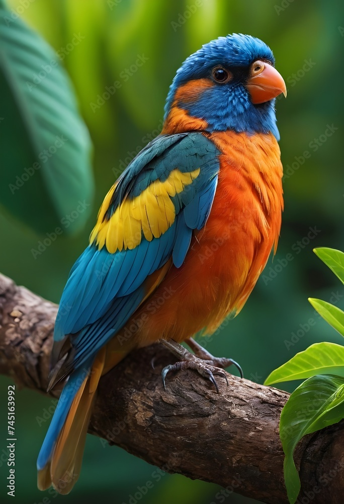Obraz premium blue and yellow macaw