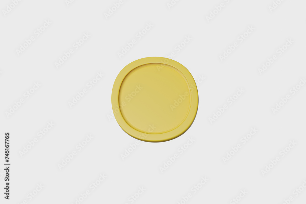 gold coin isolated