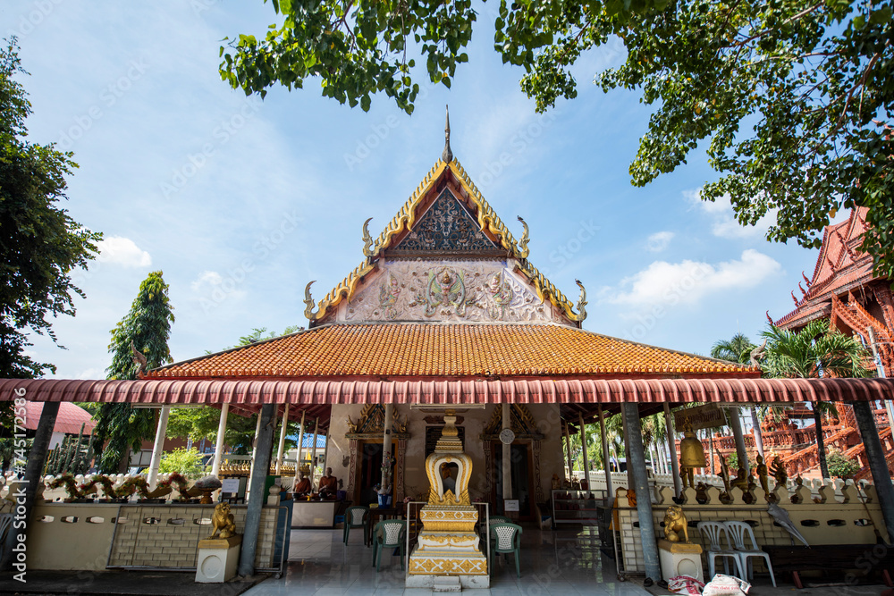 Fototapeta premium THAILAND CHACHOENGSAO WAT NAKHON NUEANG KHET