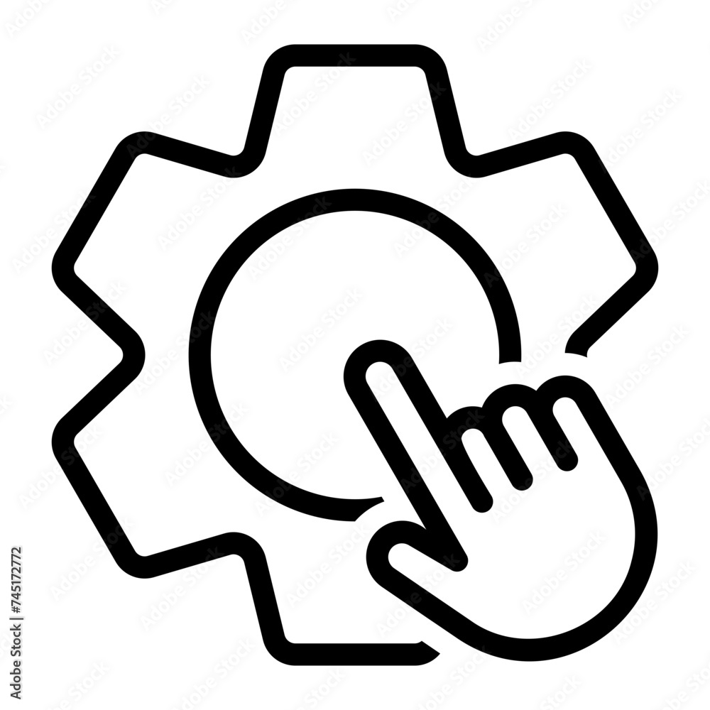 manual line icon manual line icon