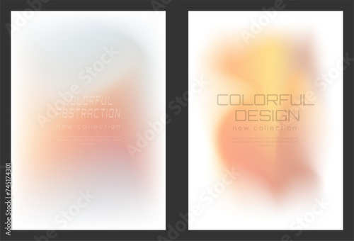 Gradient with blur, Background for the design of the title pages of a book, magazine catalog. A template for a banner, poster and brochure. An abstract version of modern design