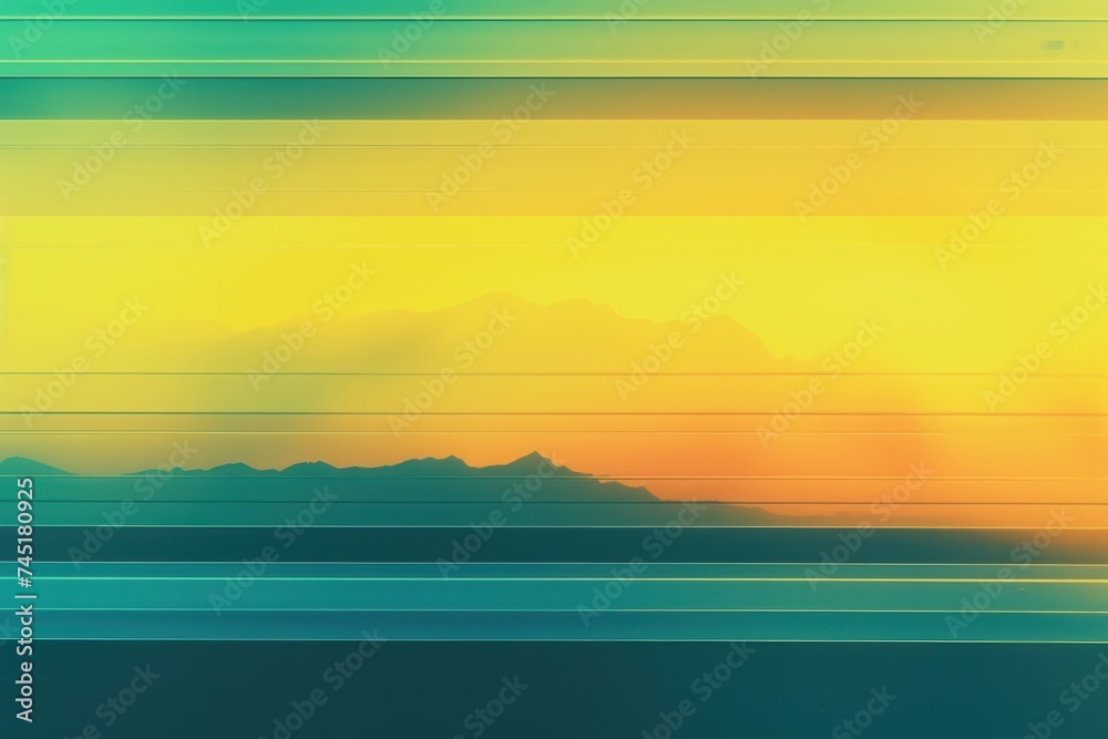 4K Digital grainy gradient with a Yellow soft noise effect