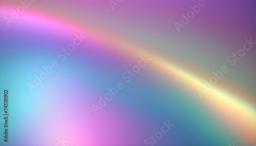 abstract holographic background with rainbow © David Angkawijaya