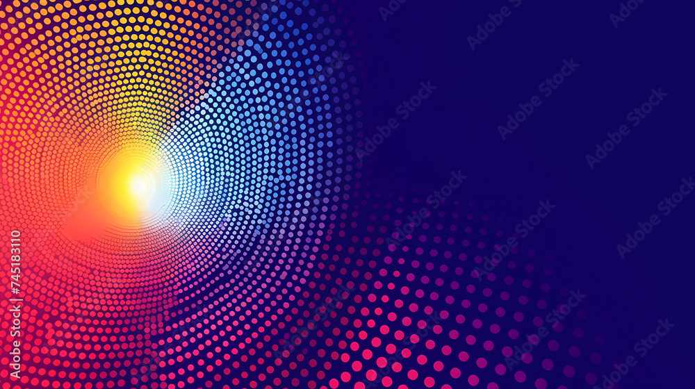 Abstract halftone circle background Abstract halftone circle background