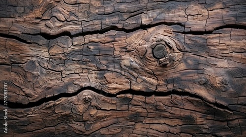 texture of bark wood use as natural background - generative ai photo